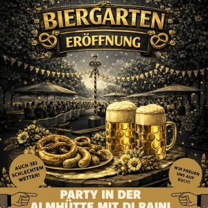 Biergarten-Eröffnung am 1. Mai